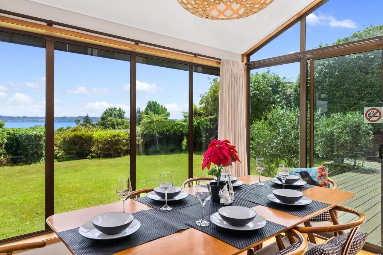 The Bird House - Kawaha Point, Rotorua. Stylish Six Bedroom Home With Space, Views And Relaxed Atmosphere Exterior foto